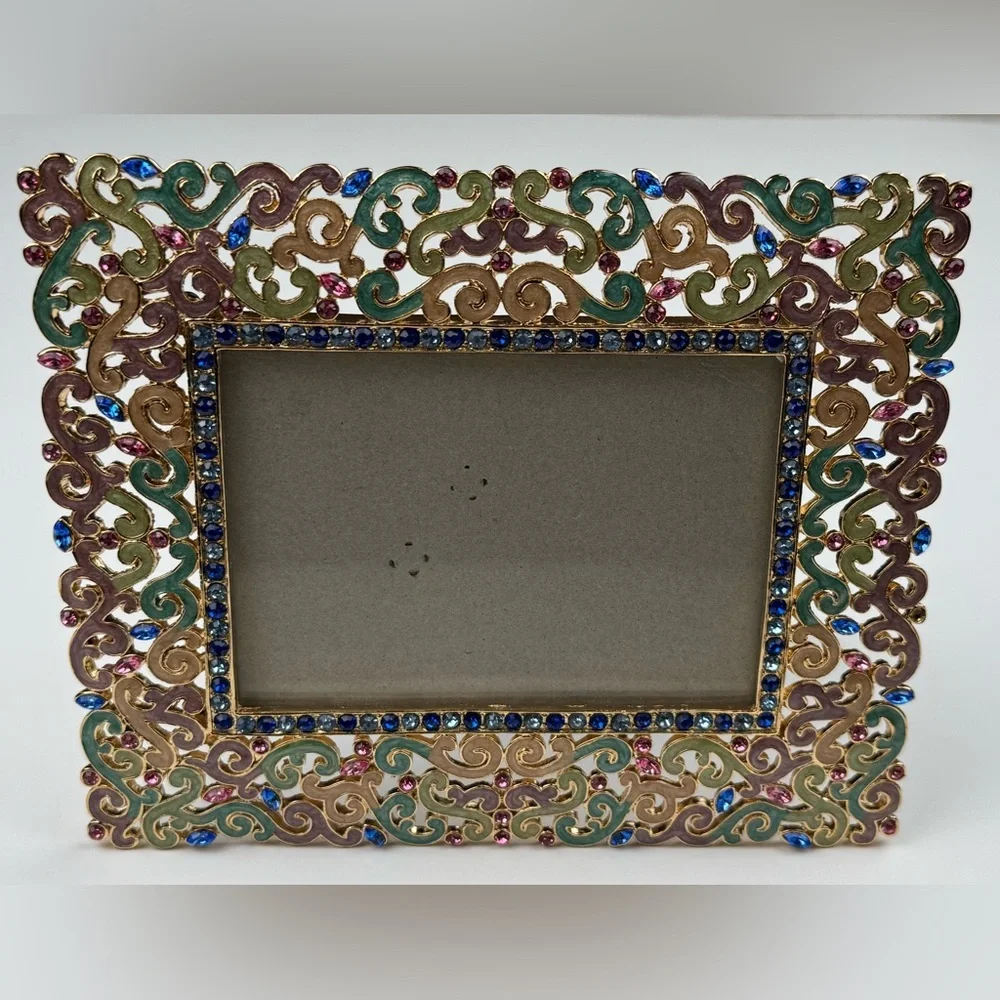 Secret Jewels by Rita G ornate frame.  New in  box. Measures 5” (W) X 6” (L).